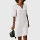 Lynda | Timeless V-Neck Dress