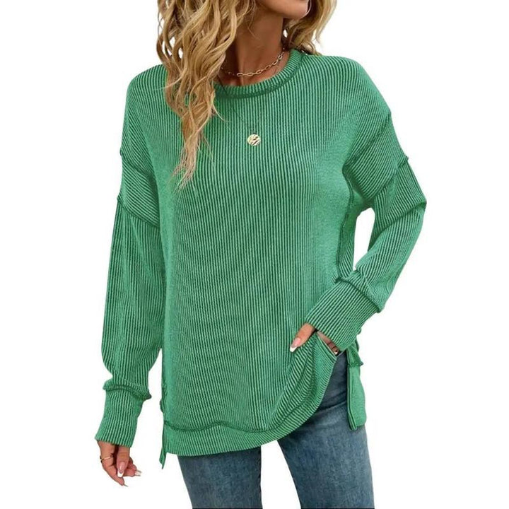 HAIZEY™ - Cozy Ribbed Oversized Sweatshirt