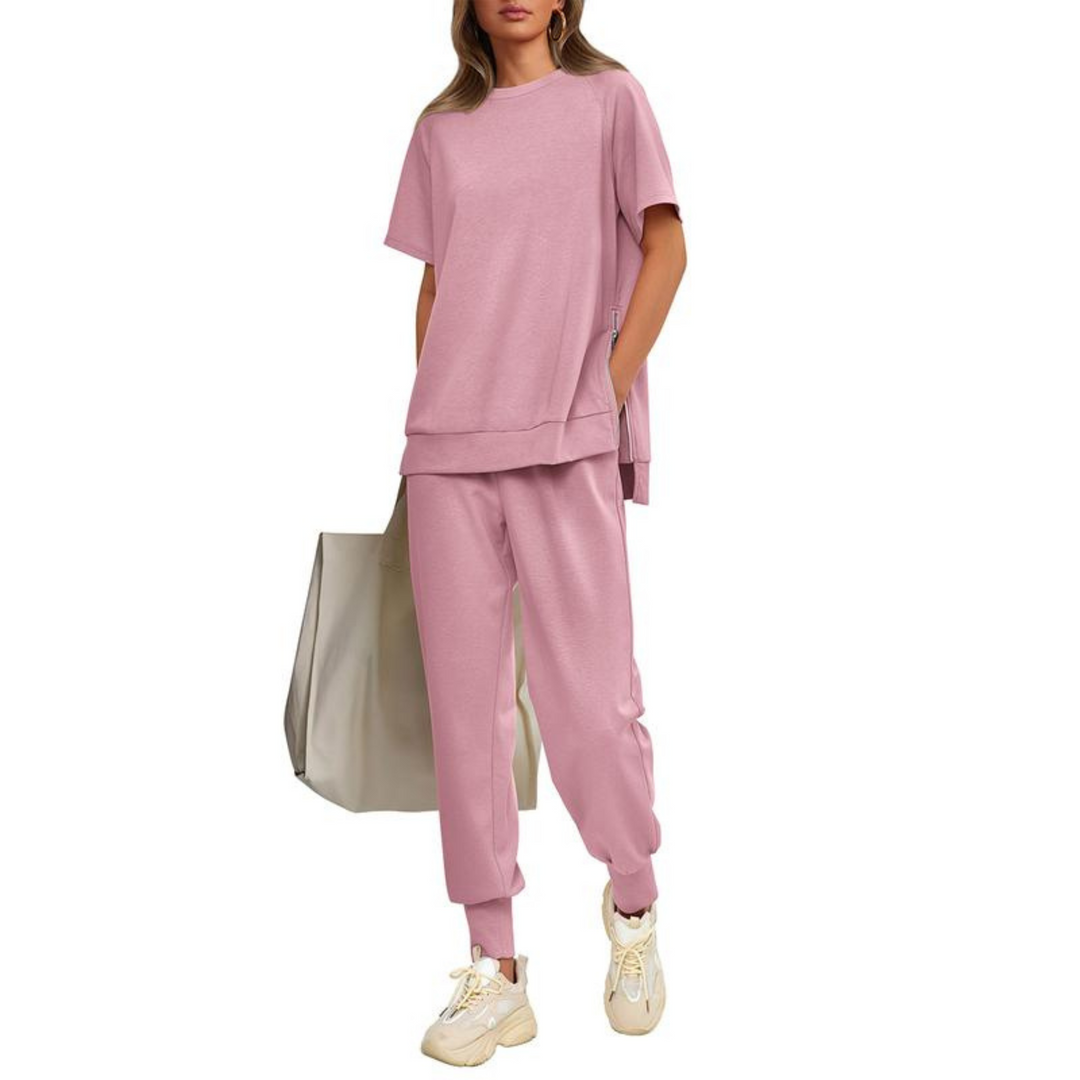 HILARIA™ - Casual Bishop Sleeve Notched Neck Set