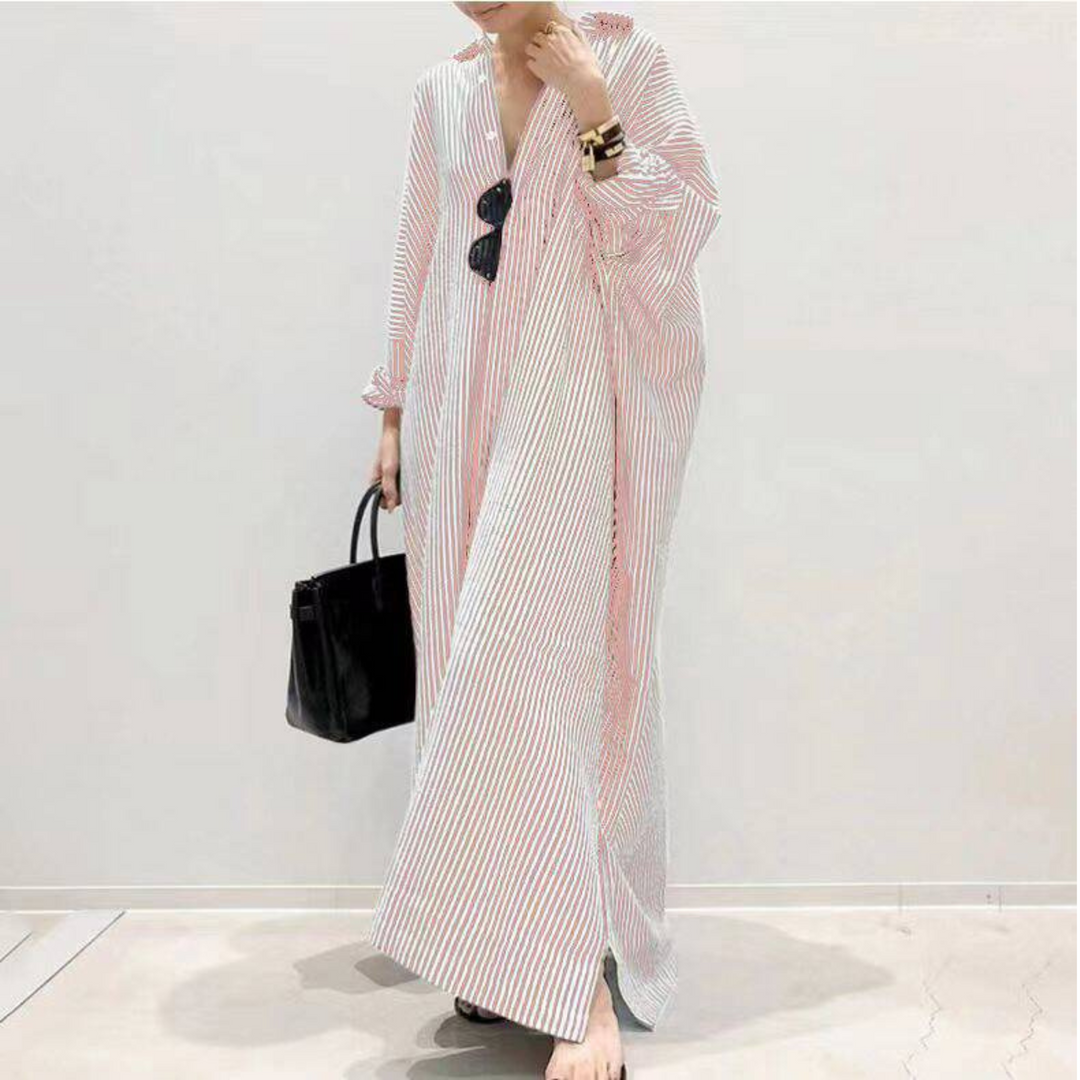 LINNAEA™ - Everyday Stripped Maxi Dress