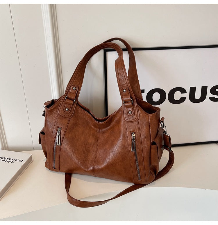 NOEMIE™ - Classic Leather Tote Bag