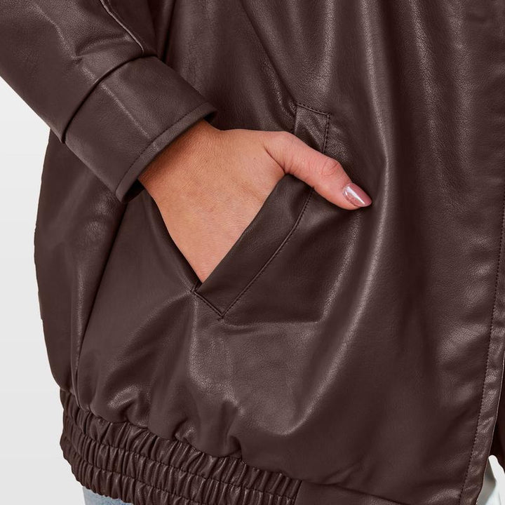 ANNETTE™ – Modern Oversized Vintage Inspired Biker Jacket