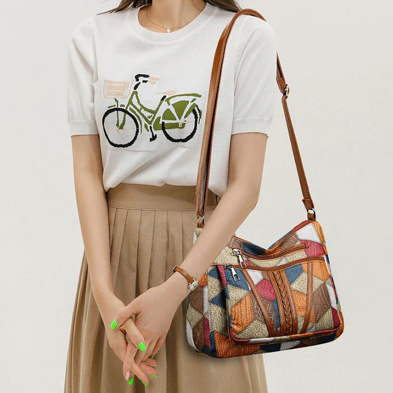 ROSELINE™ – Chic Vintage Leather Bag