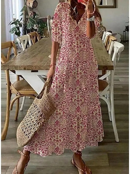 CASSIA™ - Boho Tummy Coverage Dress